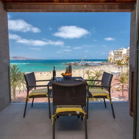 Great Balcony Over Blue Sea By Canariasgetaway Las Palmas Buitenkant foto